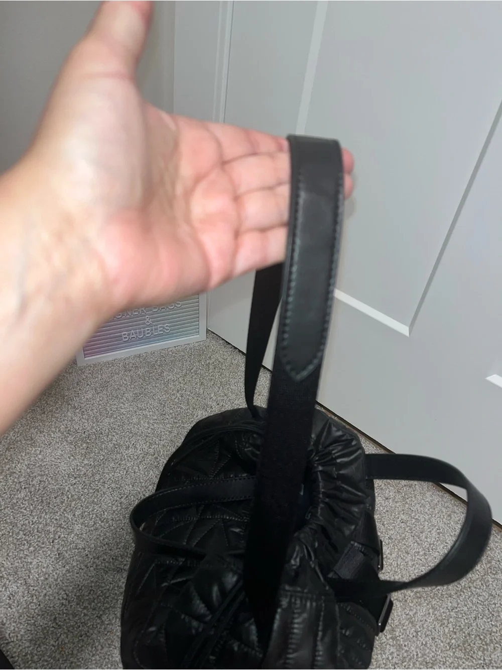 Michael Kors Drawstring Winnie Backpack/Shoulder Bag